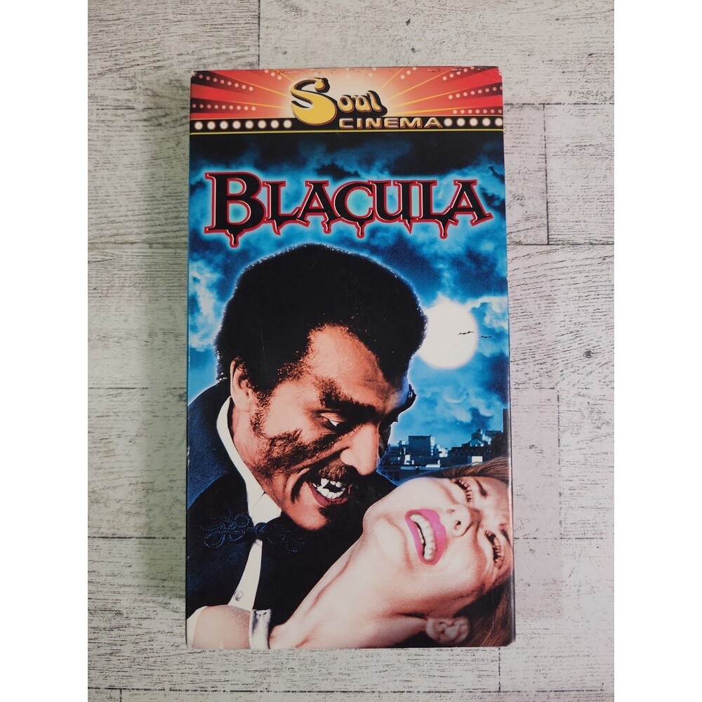 Blacula VHS Movie (1972/1998 Soul Cinema) Blaxploitation Vampire Horror Comedy